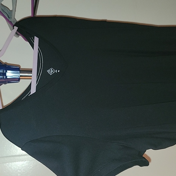 St John's Bay, Basic Black, round neck tshirt, NOT Faded,  3x - Picture 3 of 3